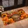 Tabby Cat in Knit Hat with Pumpkins for Cozy Autumn Entryway and Thanksgiving Decor Doormat - 2