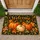 Autumn Pumpkin and Maple Leaf Welcome for Cozy Harvest Season Country Home Entry Doormat - 1