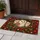 Christmas Owl Trio Holly Wreath Red Tartan for Cozy Holiday Home Decor Doormat - 4