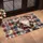 Nordic Christmas Gnome and Plaid Snowflakes for Rustic Winter Holiday Décor Doormat - 2