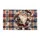 Nordic Christmas Gnome and Plaid Snowflakes for Rustic Winter Holiday Décor Doormat - 6