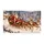 Santa Claus Sleigh and Two Reindeer in a Snowy Village for Cozy Christmas Homes Doormat - 6