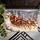 Santa Claus Sleigh and Two Reindeer in a Snowy Village for Cozy Christmas Homes Doormat - 5