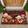 Christmas Puppy Portraits for Cozy Holiday Entryways and Cheerful Winter Decorating Doormat - 1