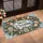 Frosted Evergreen Wreath With Paw Prints for Cozy Christmas Holiday Decor Doormat - 2