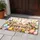 White Easter Bunny With Pastel Eggs and Wildflowers for Spring Holiday Cheer Doormat - 4