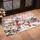 Pink Cottage And Snowman Companions For A Cozy Christmas Home Holiday Doormat - 2