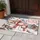 Pink Cottage And Snowman Companions For A Cozy Christmas Home Holiday Doormat - 4