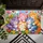 Five Colorful Kittens Among Flowers for Cheerful Springtime Living and Cat-Loving Homes Doormat - 5