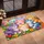 Five Colorful Kittens Among Flowers for Cheerful Springtime Living and Cat-Loving Homes Doormat - 2