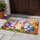 Five Colorful Kittens Among Flowers for Cheerful Springtime Living and Cat-Loving Homes Doormat - 4