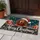 Dachshund Santa Hat Christmas Scene for Cozy Holiday Home Cheer and Seasonal Decorating Doormat - 4