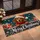 Dachshund Santa Hat Christmas Scene for Cozy Holiday Home Cheer and Seasonal Decorating Doormat - 2
