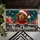 Dachshund Santa Hat Christmas Scene for Cozy Holiday Home Cheer and Seasonal Decorating Doormat - 5