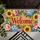 Floral Welcome Lettering With Roses, Sunflowers And Hydrangeas For A Warm Homecoming Doormat - 5