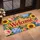 Floral Welcome Lettering With Roses, Sunflowers And Hydrangeas For A Warm Homecoming Doormat - 2
