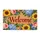 Floral Welcome Lettering With Roses, Sunflowers And Hydrangeas For A Warm Homecoming Doormat - 6
