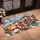 Five Red-Scarf Kittens With Cedar Boughs For A Cozy Christmas Home Doormat - 2