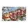 Five Red-Scarf Kittens With Cedar Boughs For A Cozy Christmas Home Doormat - 6
