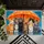 Colorful Kittens Under an Orange Umbrella for Cozy Rainy Day Cat Lover Spaces Doormat - 5