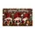 Three Buffalo-Check Christmas Gnomes for Festive Holiday Home Décor and Winter Cheer Doormat - 6