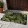 Olive Carp Fish Portrait for Angling Enthusiasts and Rustic Lake House Living Decor Doormat - 4