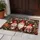 Three Christmas Gnomes and Evergreen Trees for Cozy Holiday Homecoming Cheer Doormat - 4
