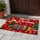 Christmas Dachshund in Santa Hat and Sweater for Festive Holiday Home Decor Doormat - 4