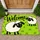 Two Sheep on a Lime Green Field for a Cheerful Farmhouse Entryway and Country Home Doormat - 1