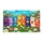 Eight Colorful Cats Holding Hearts in a Spring Garden for Cheerful Cat Lover Homes Doormat - 6