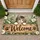 Curious Tabby Kitten Welcome Sign for Warm Home Entrances and Cat Lovers Doormat - 1