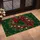 Evergreen Christmas Wreath with Red Bow for Festive Holiday Home Decorating Doormat - 2