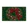 Evergreen Christmas Wreath with Red Bow for Festive Holiday Home Decorating Doormat - 6