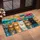 Seven Colorful Umbrellas and Expressive Cats for Rainy Day Cat Lovers Doormat - 2