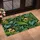Watercolor Ferns, Moss and Woodland Mushrooms for Nature-Inspired Home Entryway Style Doormat - 2