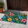 Tropical Hibiscus, Bird Of Paradise and Palm Leaves for a Vibrant Botanical Entryway Doormat - 4
