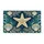 Navy Ocean Starfish and Seashells for Relaxed Coastal Summer Home Décor Lovers Doormat - 6
