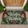 Winter Wishes Holiday Hearts and Bells for Cozy Christmas Home Entryway Cheerfulness Doormat - 1