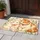 Watercolor Cat Pair with Tiny Flowers for a Cozy Cat-Lover Home and Pet-Themed Living Doormat - 4