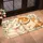 Watercolor Cat Pair with Tiny Flowers for a Cozy Cat-Lover Home and Pet-Themed Living Doormat - 2