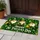 Three Cheerful Green-Hatted Gnomes for St. Patrick’s Day Seasonal Home Celebrations Doormat - 4