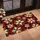 Red Black Buffalo Plaid Poinsettia Holiday Style for Cozy Christmas Kitchen Homes Doormat - 2