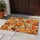 Autumn Maple Leaves, Pumpkins, Daisies & Berries for Cozy Farmhouse Seasonal Home Style Doormat - 4