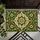 European Green Floral Mosaic Medallion for Elegant Botanical Home Styling Lovers Doormat - 5