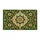 European Green Floral Mosaic Medallion for Elegant Botanical Home Styling Lovers Doormat - 6