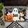 Cute Witch Cats, Friendly Ghost And Jack-O'-Lantern Halloween Decor For Cat Lovers Doormat - 5