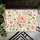 Morandi Floral Circles for Calm Bathroom and Bedroom Decorating Doormat - 5