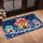 Whimsical Mushroom Cottage Nightscape for Cozy Winter Holiday Home Decorating Fairytale Doormat - 2