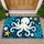 Cute Octopus And Starfish Ocean Art For Cheerful Coastal Home Decor Doormat - 1