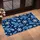 Blue Pine Boughs and Snowflakes for a Cozy Christmas Holiday Home Gathering Doormat - 2